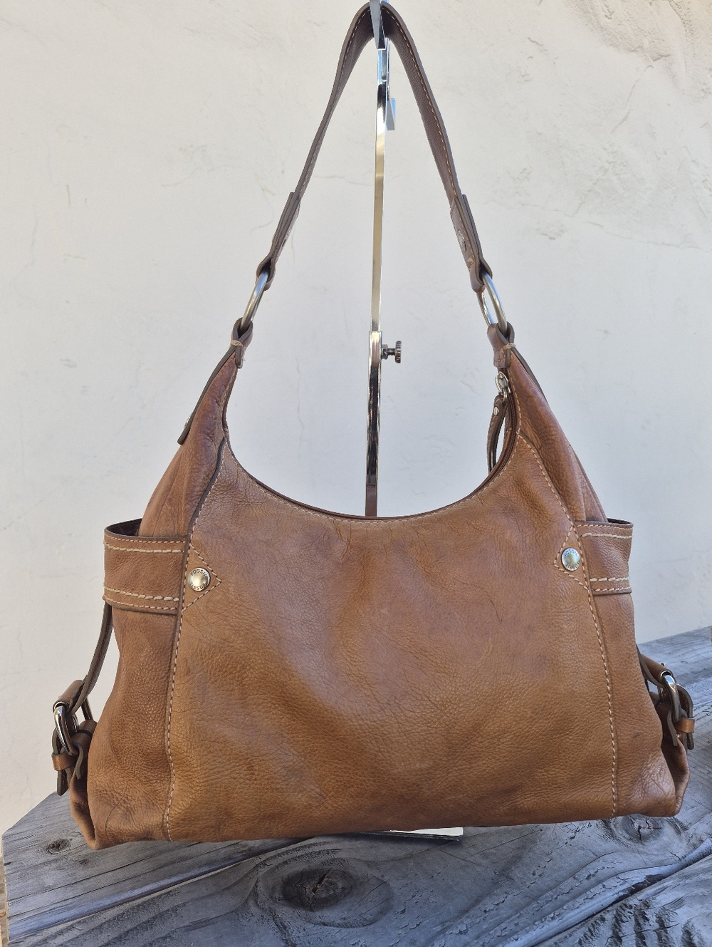 Fossil Vintage Leather Hobo Bag - Picture 3 of 15